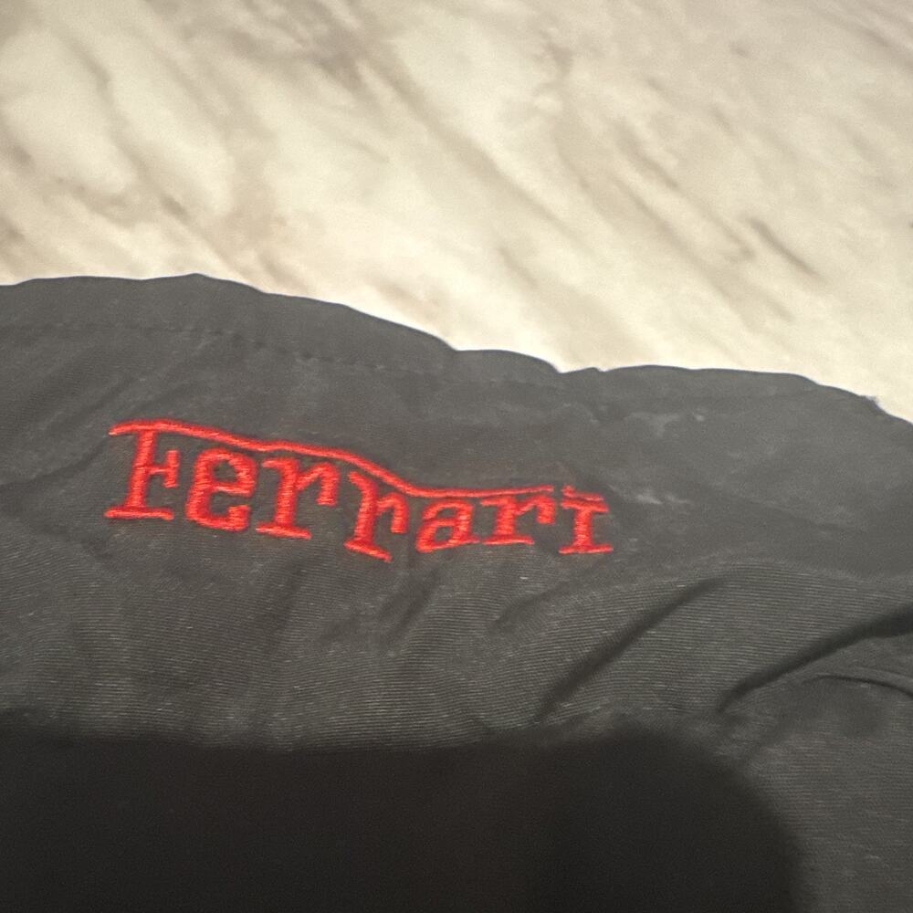 Mens Ferrari Racing Jacket With Embroidered Logos Size Large - Picture 10 of 14